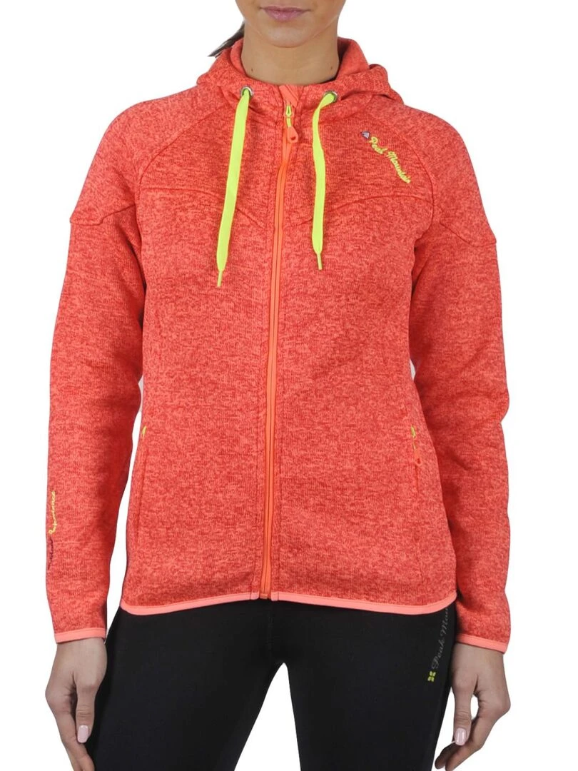 Blouson polaire femme ATORA Orange corail