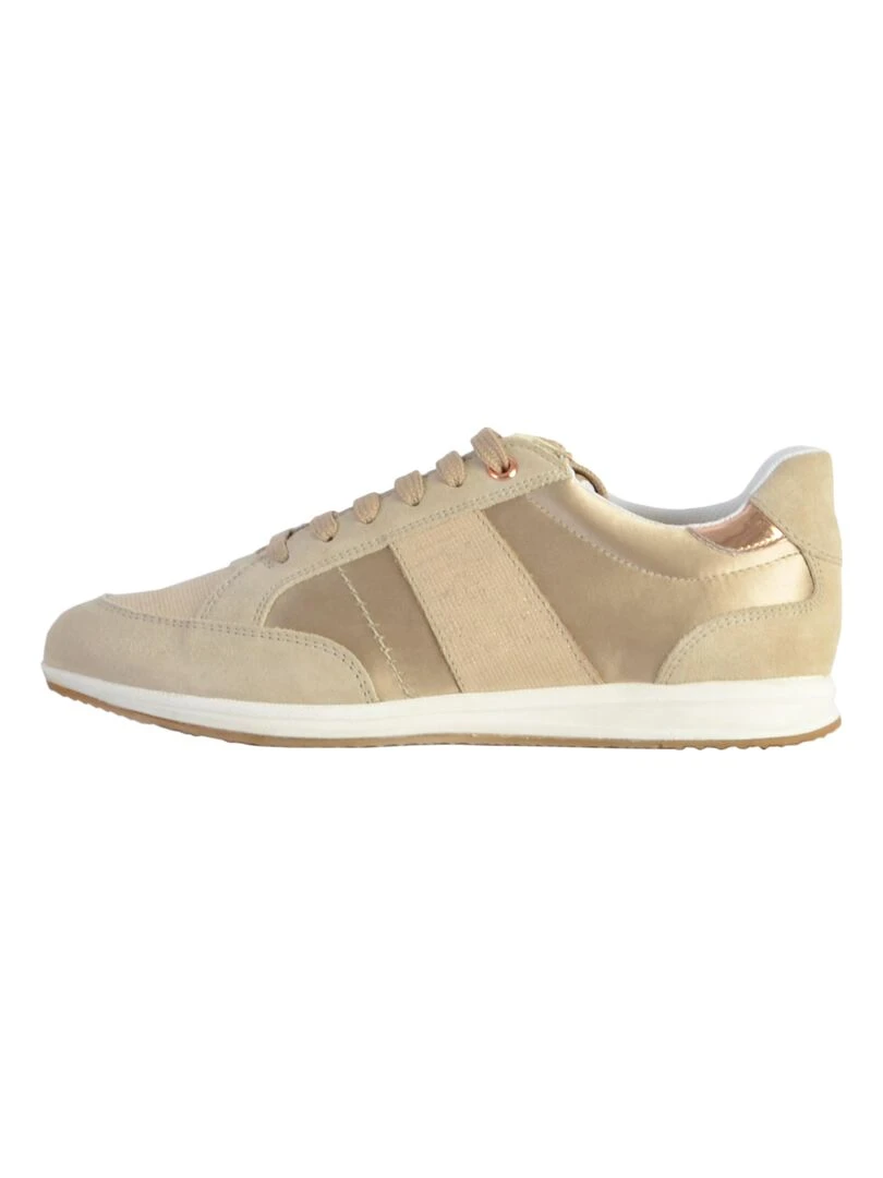 Basket Cuir Geox Avery D25H5A Beige