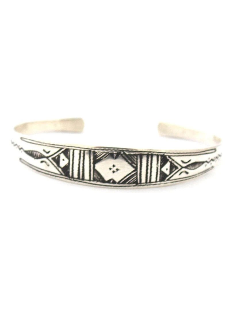 Bracelet touareg plat & rigide Argent
