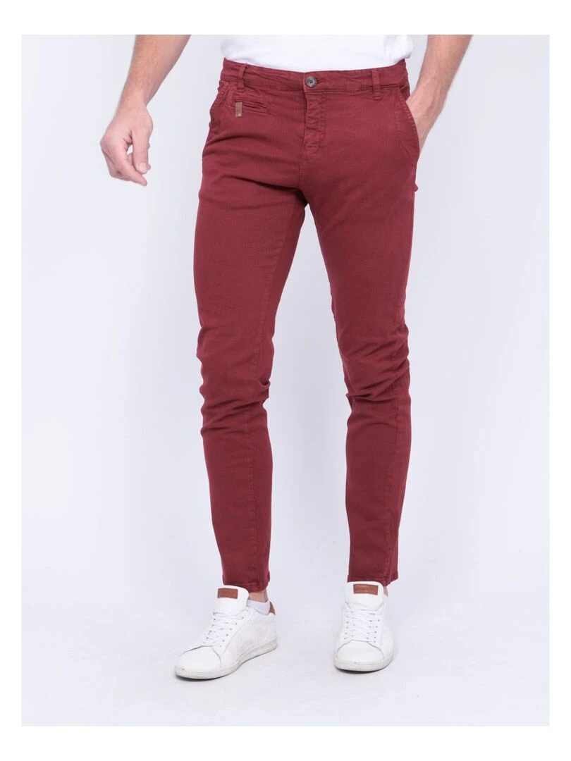 Pantalon chino VODELY Rouge