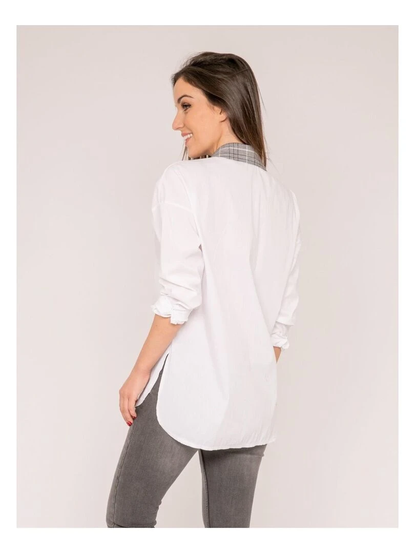 Chemise col fantaisie OSMANE Blanc