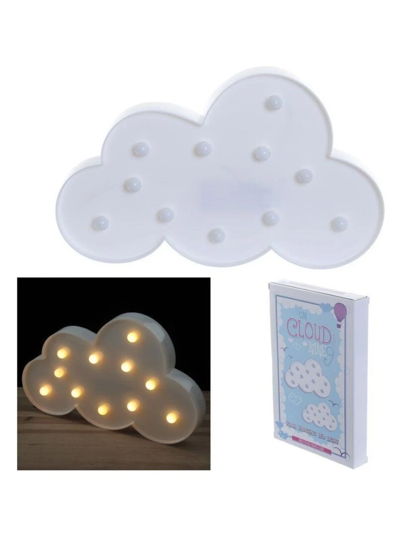 Lampe ou Veilleuse Nuage LED Blanc