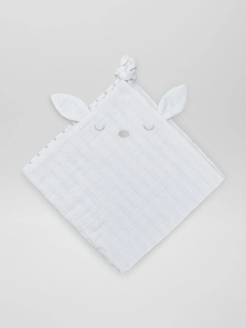 Lange en gaze de coton Gris
