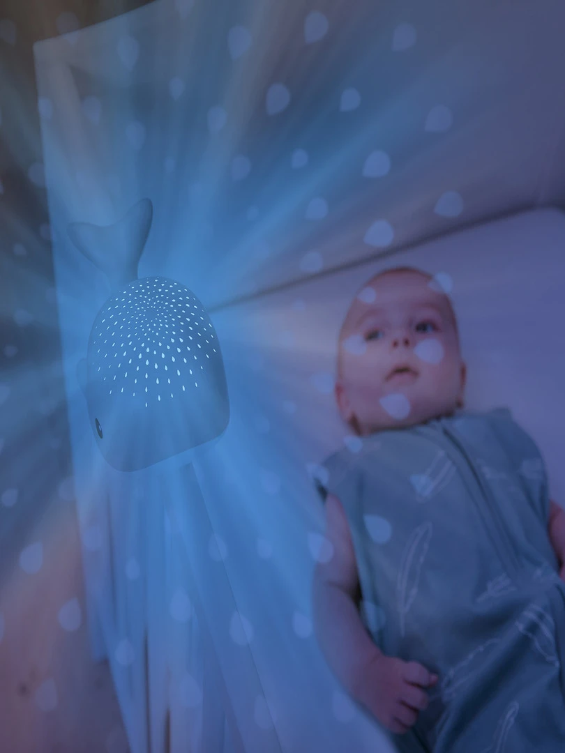 Projecteur D'ambiance Wally La Baleine Bleue   Bleu