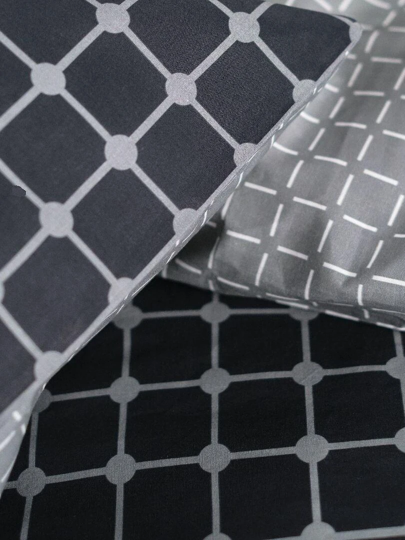 Parure de lit  'CRAZY CAMILLE' 'TODAY'   Gris