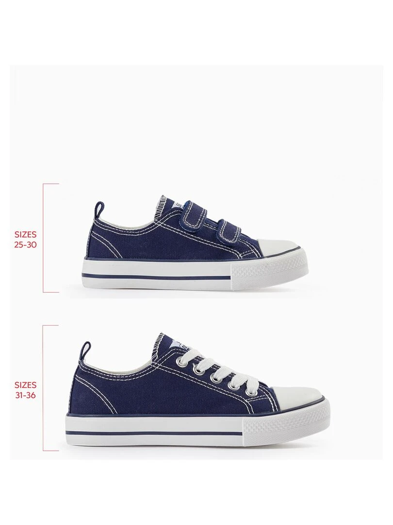 Baskets en jean pour enfant '50s Sneaker' CUBA Bleu foncé