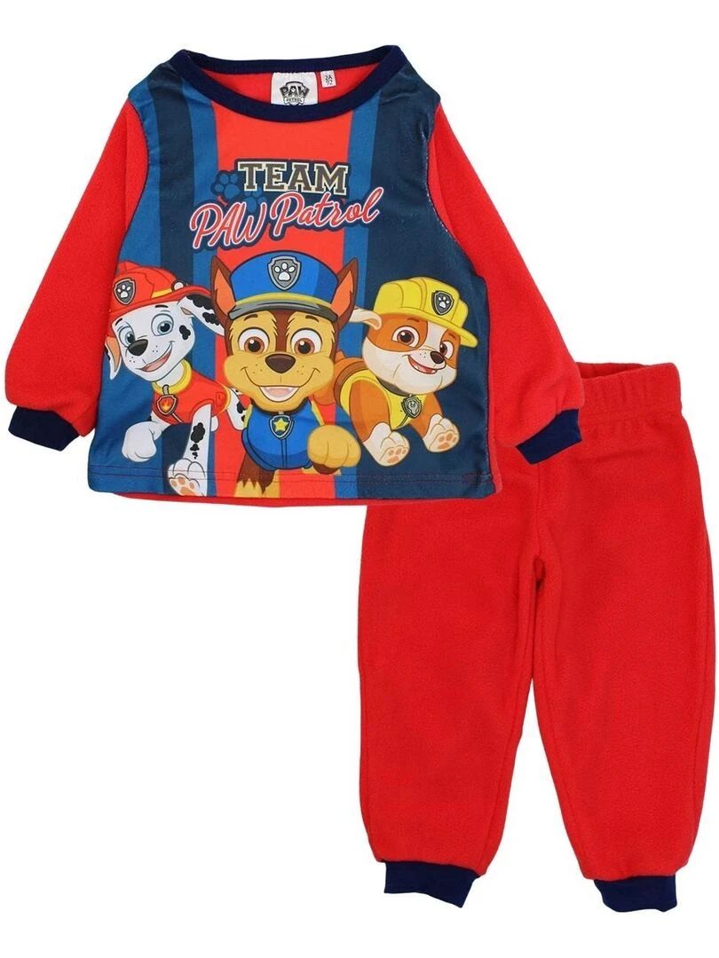 La Pat' Patrouille Pyjama garçon imprimé La Pat' Patrouille Rouge