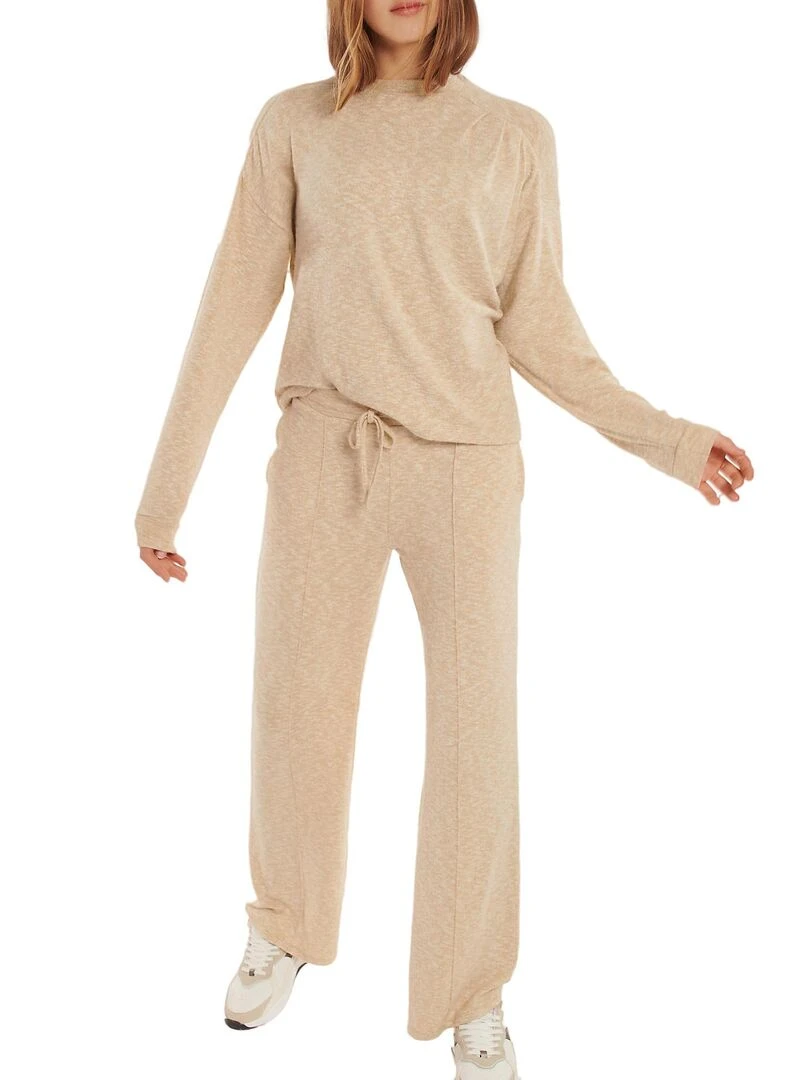 Top manches longues Isadora   Beige