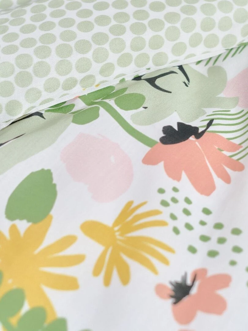 Parure de lit 'SUNSHINE ROBIN' 'TODAY' Vert