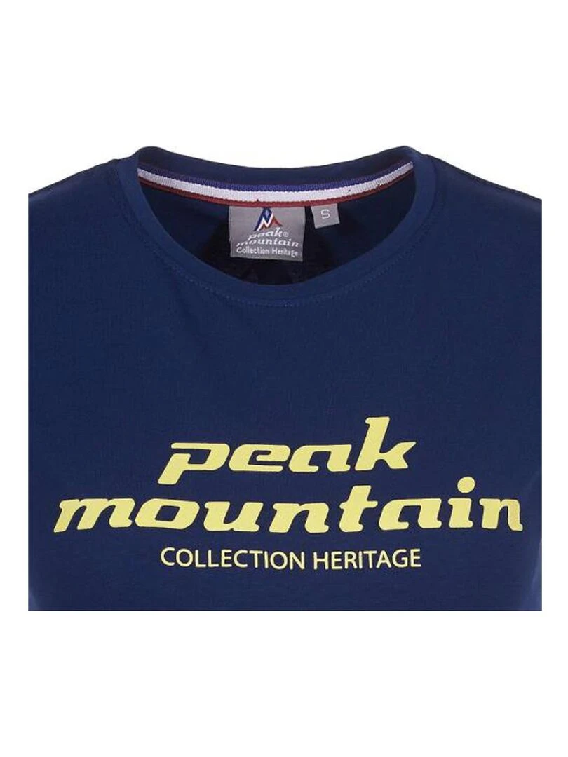 T shirt manches courtes femme ACOSMO   Bleu marine