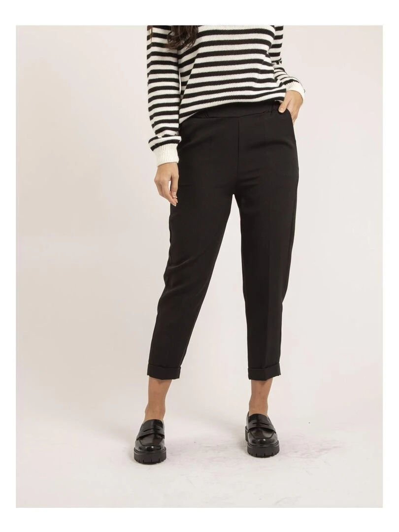 Pantalon droit EMMA Noir