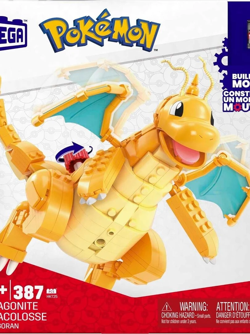 Mega Pokémon   Coffret construction Dracolosse de 388 pièces   N/A
