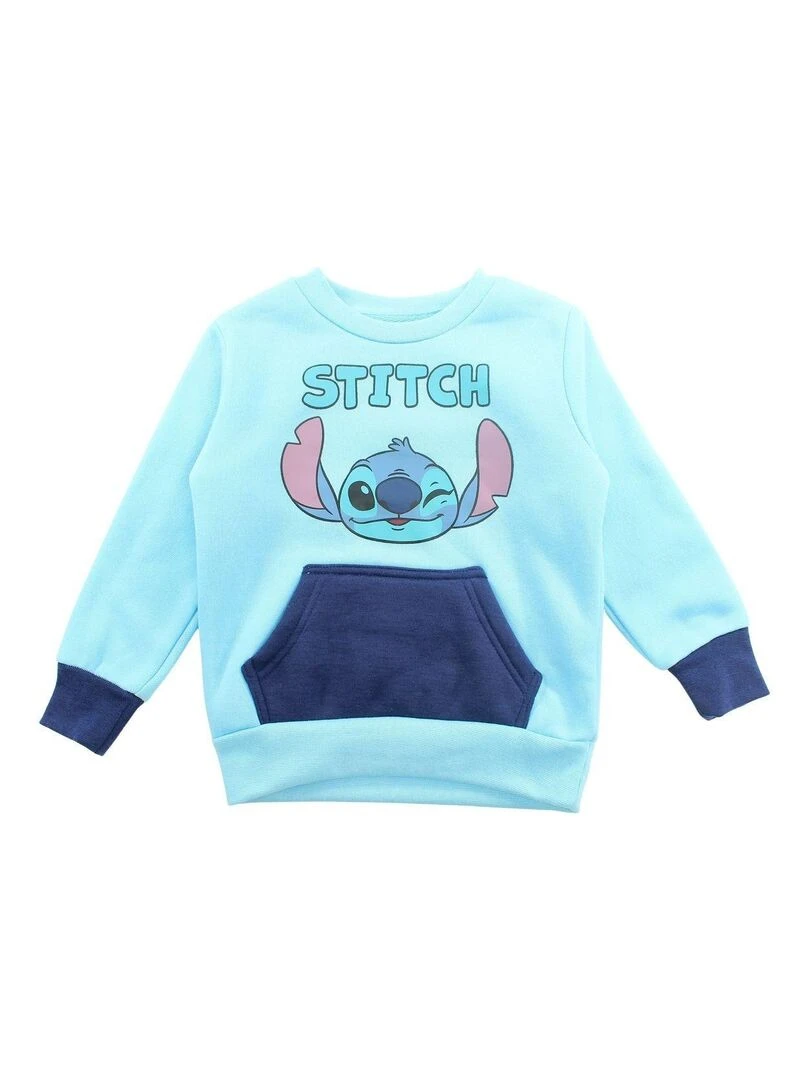 Disney Ensemble Sweat pantalon garçon Imprimé Lilo Et Stitch Bleu