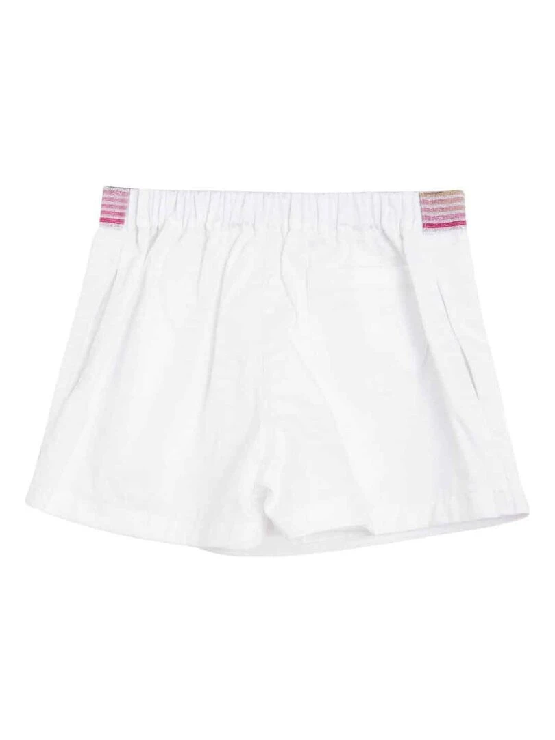 Jupe / Short Blanche Été Fille  Deux en Un  JADE   'LA FAUTE A VOLTAIRE'   Blanc