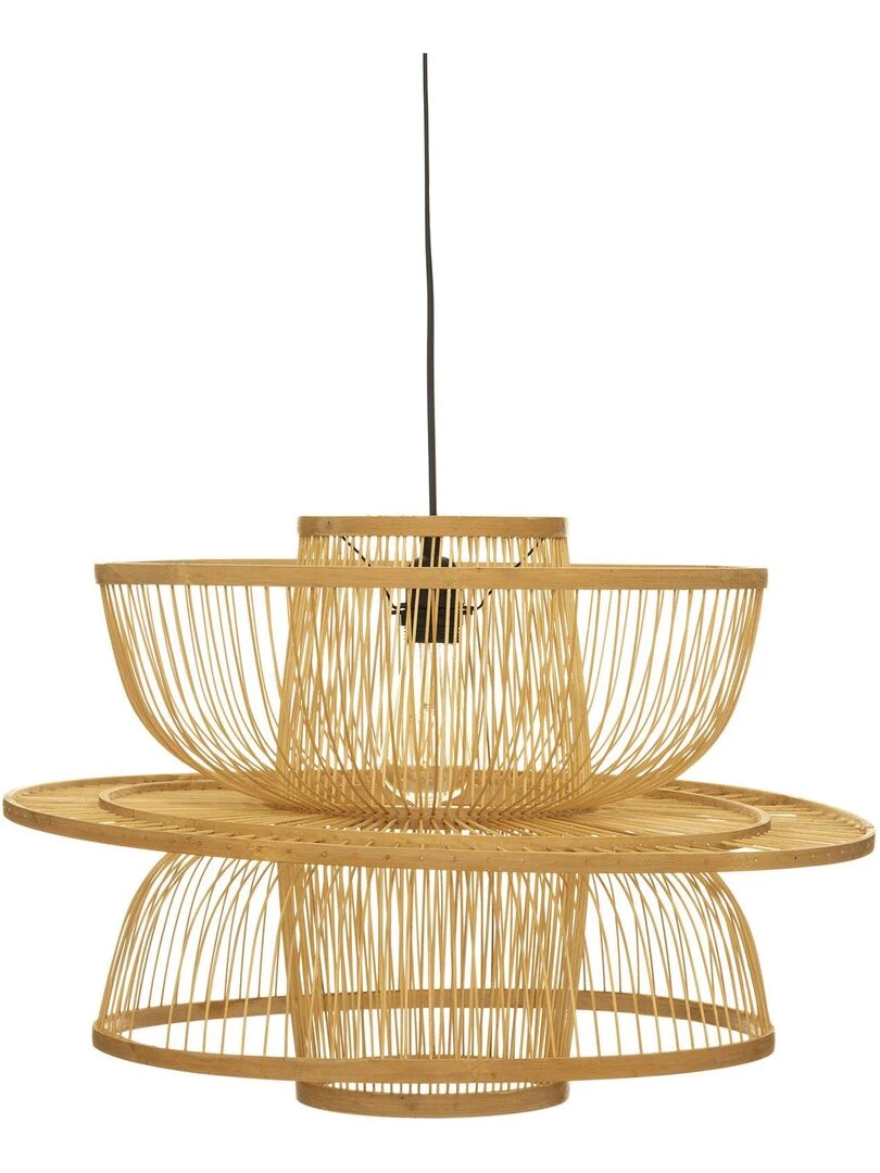 Suspension en bambou Beige