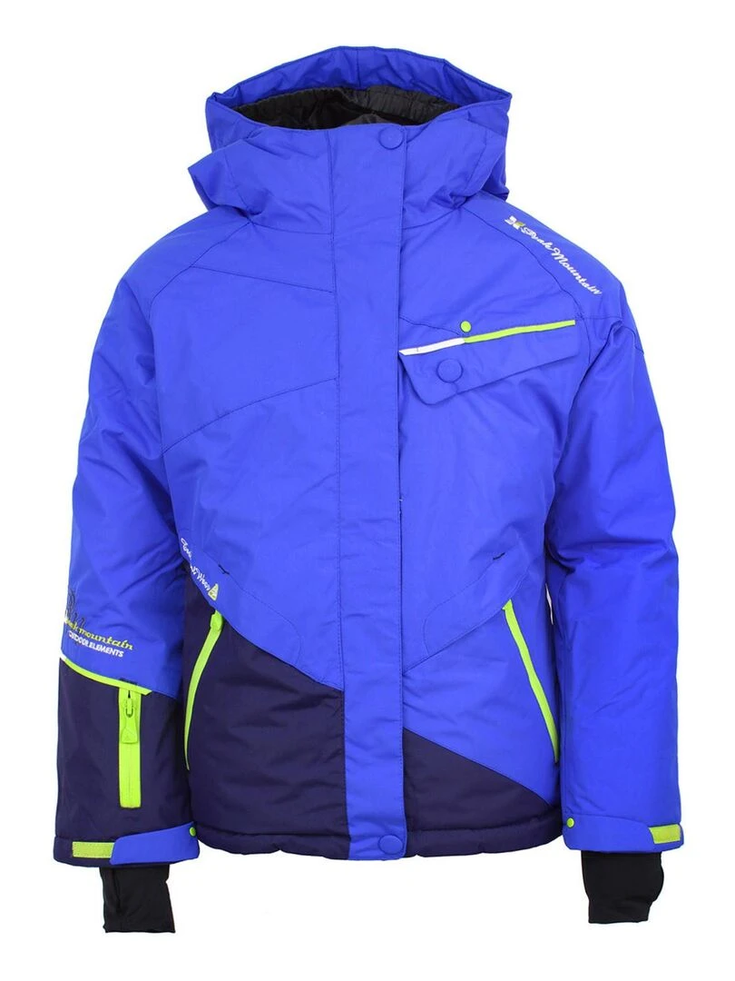 Blouson de ski fille GATENE PEAK MOUNTAIN Bleu
