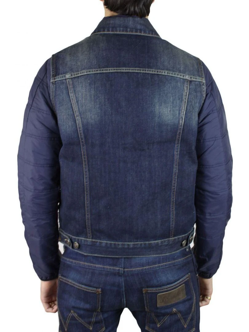Veste en jean Kebello Bleu