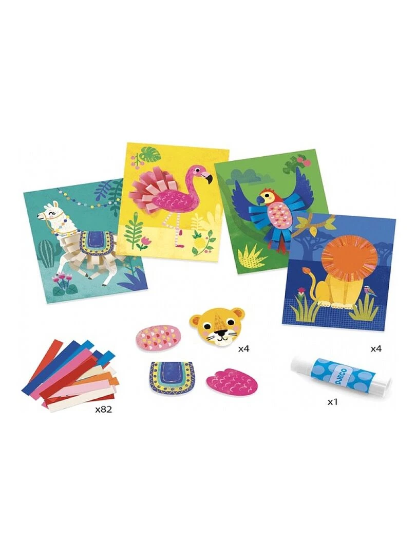 Collages Avec Des Bouclettes   N/A