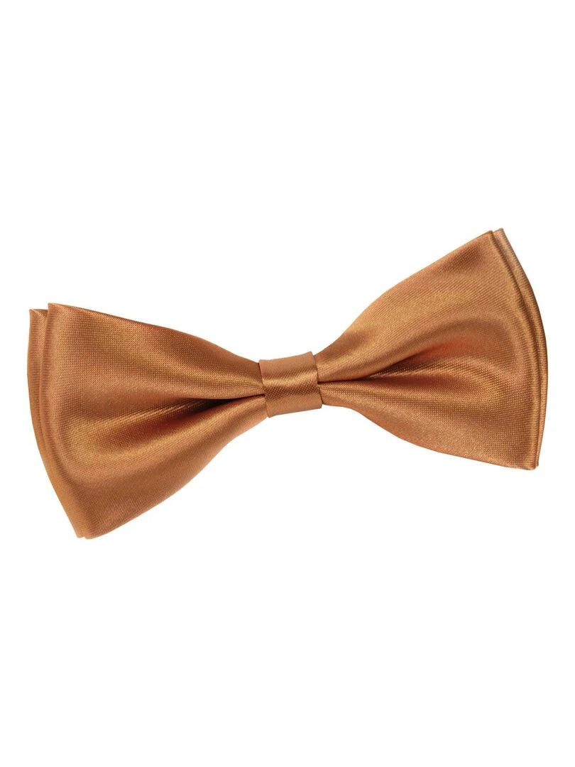 Noeud Papillon Satin Fabriqué en Europe Marron clair