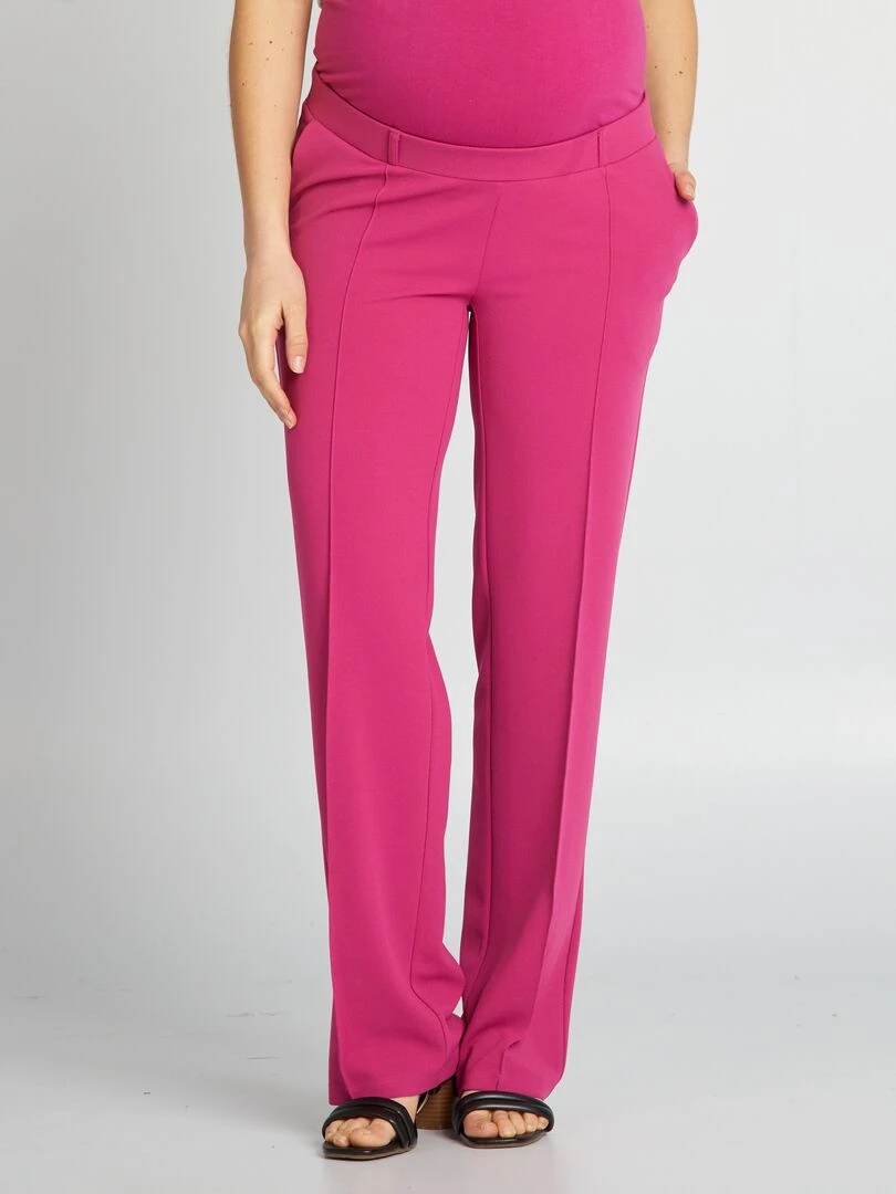 Pantalon milano de maternité Rose