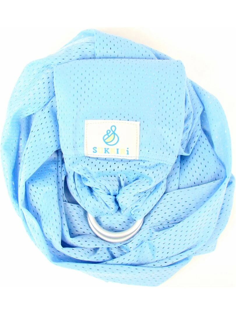 Porte bébé Sling Sukkiri Bleu ciel Bleu