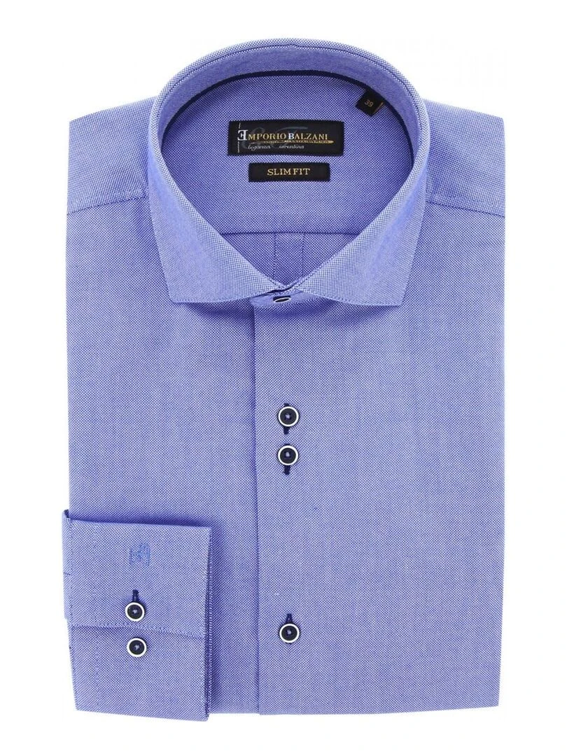 Chemise cintrée oxford FILATO Bleu