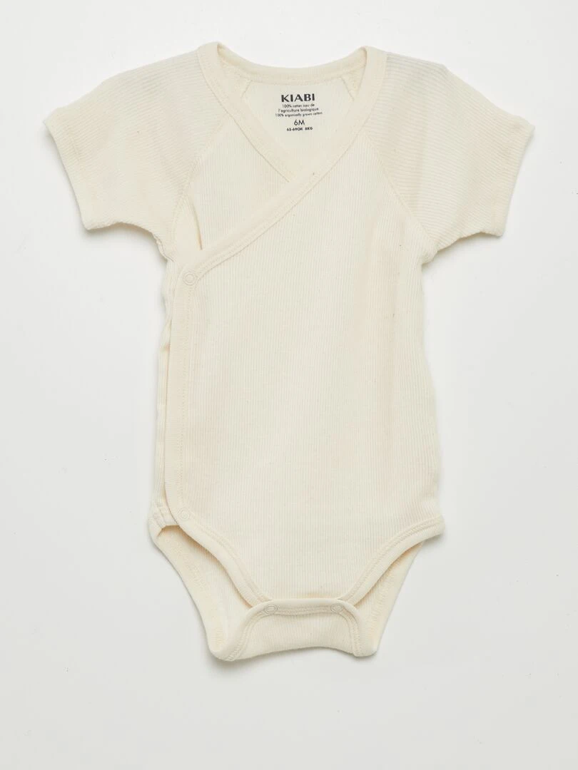 Lot de 3 bodies undyed   Beige