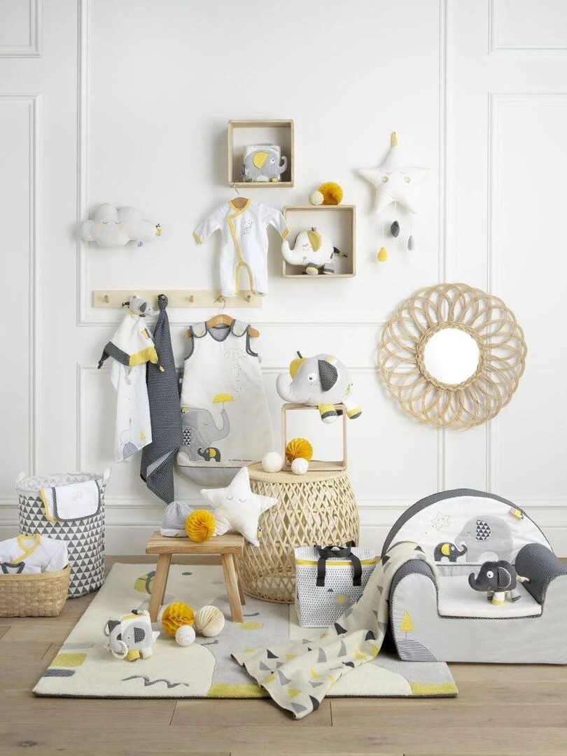 Couverture maille en coton beige   SAUTHON   Beige