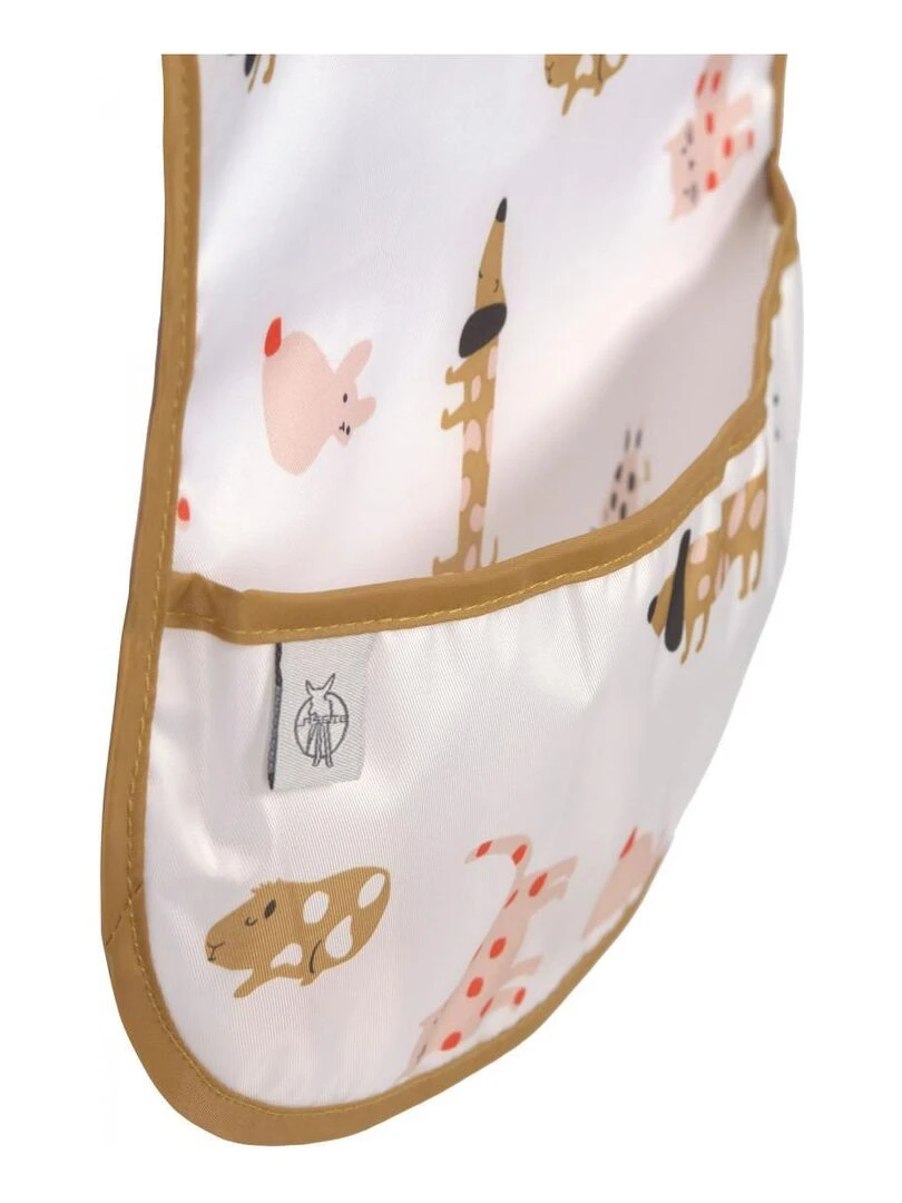 Lot de 2 bavoirs avec poche Little Mateys orange épicé Multicolore