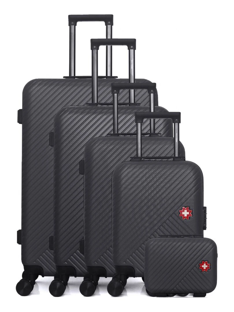 SWISS KOPPER SET DE 5 SPIEZ U Noir