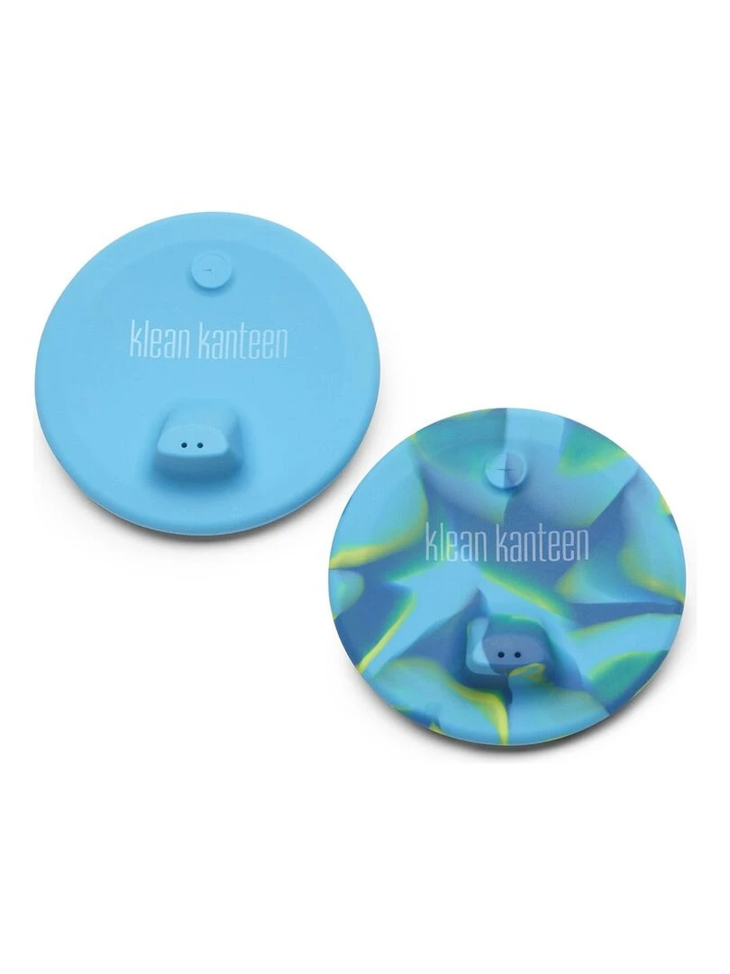Set de 2 couvercles à bec verseur Blue Tie Dye Multicolore
