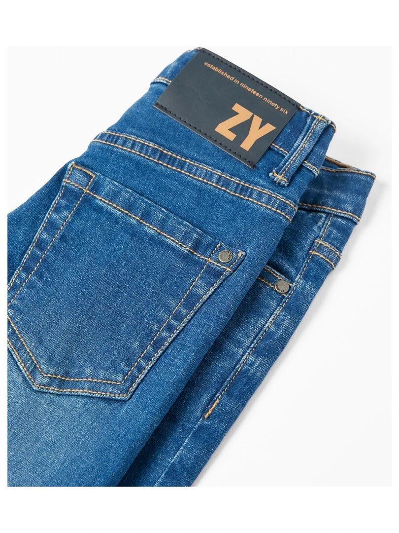 Jean en Coton Garçon 'Slim Fit'  LE CHALET   Bleu