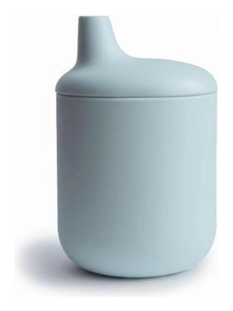Tasse à bec Mushie Powder Blue Mushie Bleu