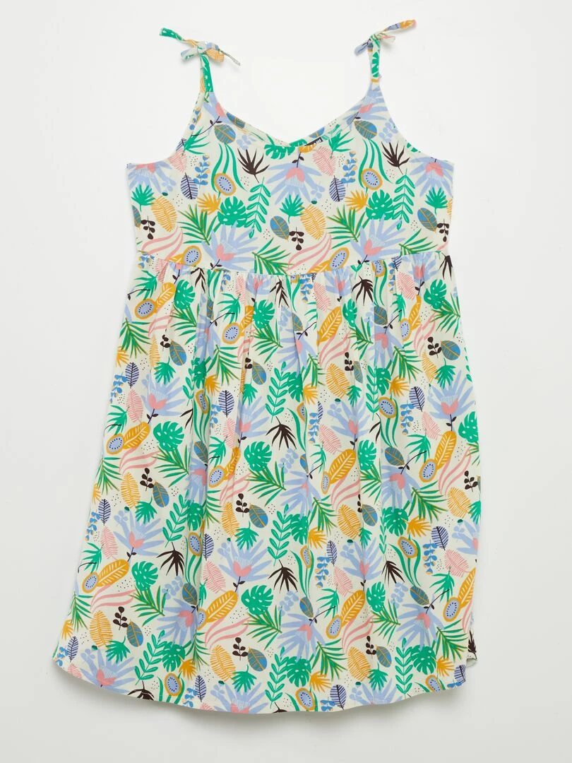 Robe à motif Multicolore