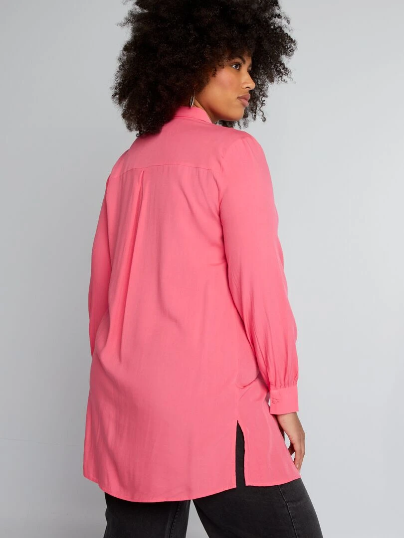 Chemisier long   Rose