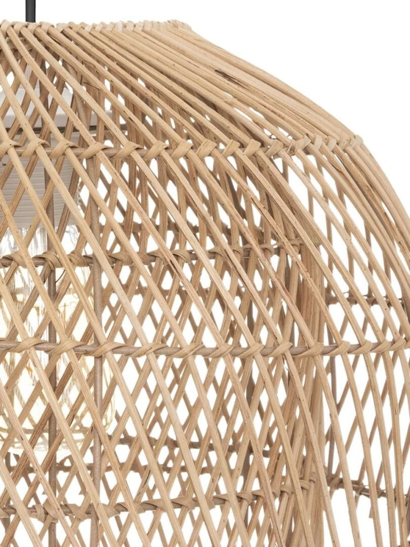 Suspension rotin Kery naturel D38   Beige