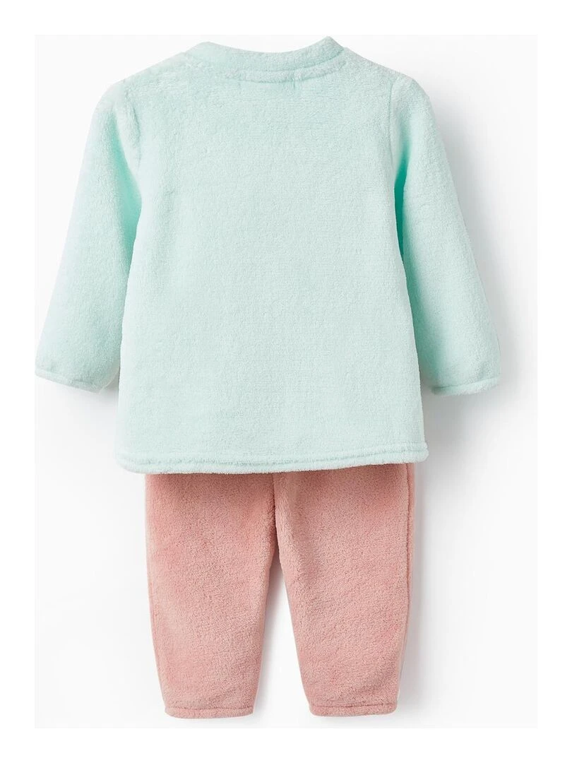 Pyjama en peluche pour bébé fille 'Licorne' DISCOVER PERU Bleu clair