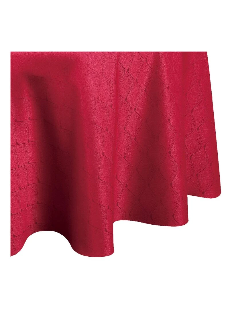 Nappe ronde outdoor esprit bord de mer   Rouge
