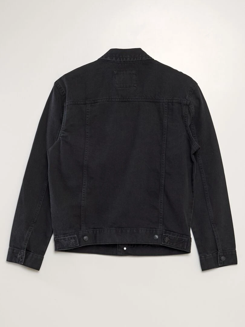 Veste en jean Noir