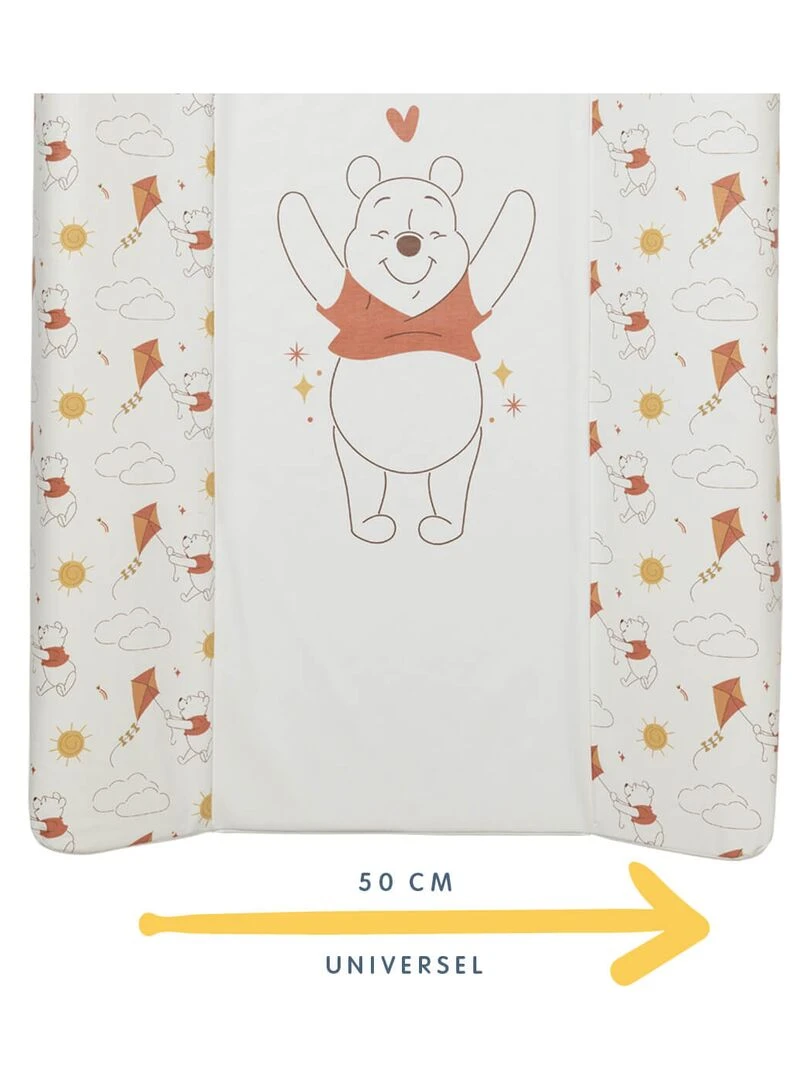 Matelas à langer Premium 50x70 cm Winnie Retro Jaune