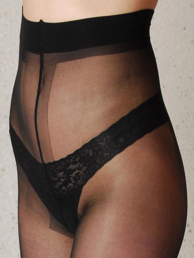 Permaneo 20den Collants  Pas De Fil   Noir