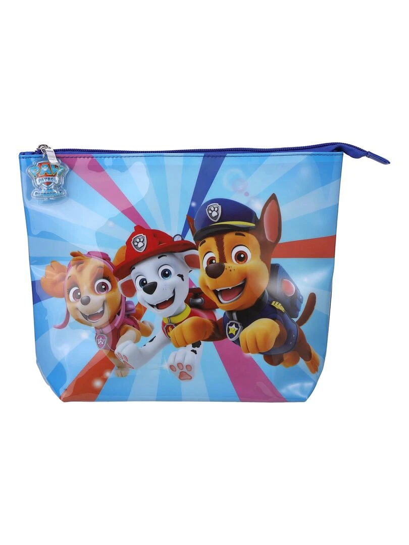 La Pat Patrouille Trousse de Toilette Bleu