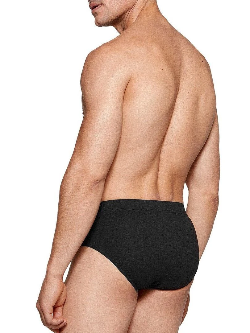 Slip confort en coton modal Essentials   Noir
