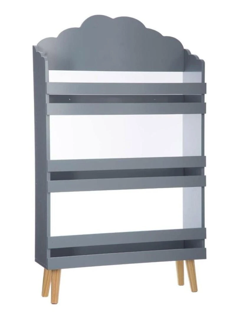 Bibliothéque enfant douceur gris Gris