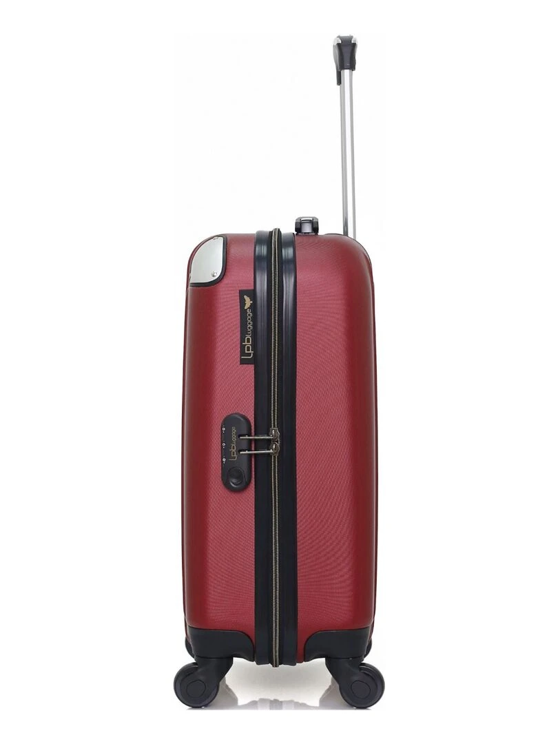LPB LUGGAGE   VALISE CABINE ABS AMELIE E 4 ROUES 50 CM   Bordeaux