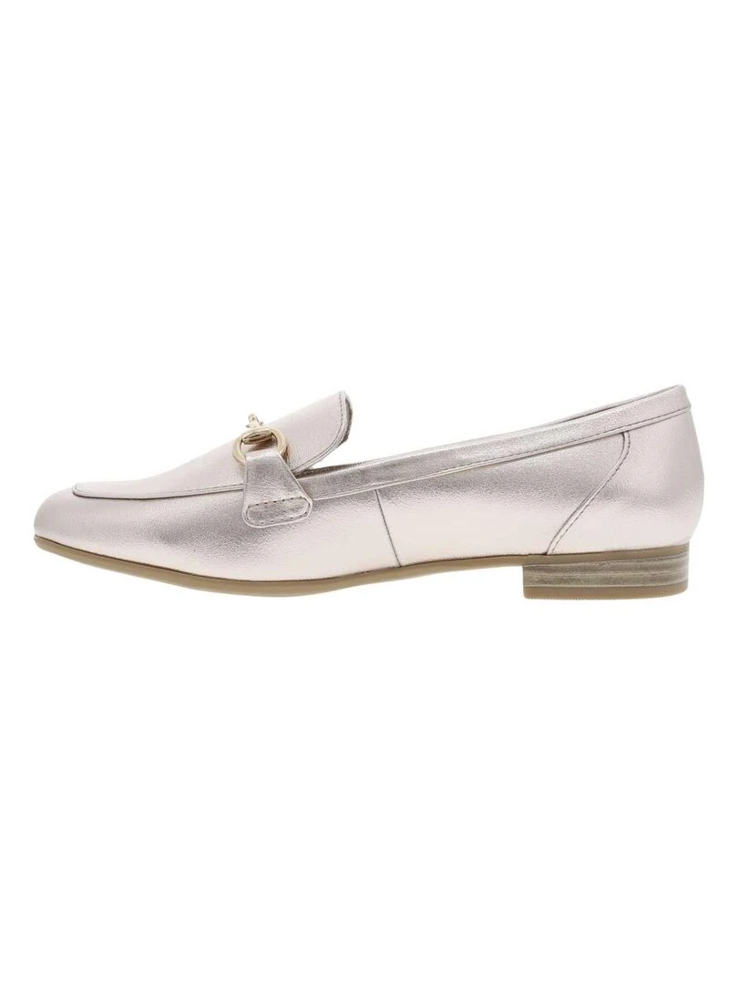 MARCO TOZZI   Mocassins talon plat   Gris