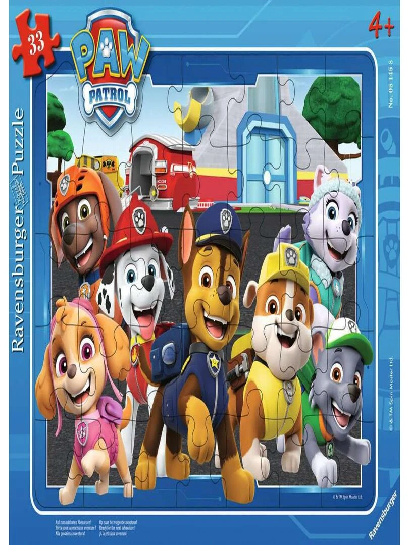 Puzzle cadre 30 48 pièces Prêts pour la prochaine aventure ! / Pat'Patrouille N/A