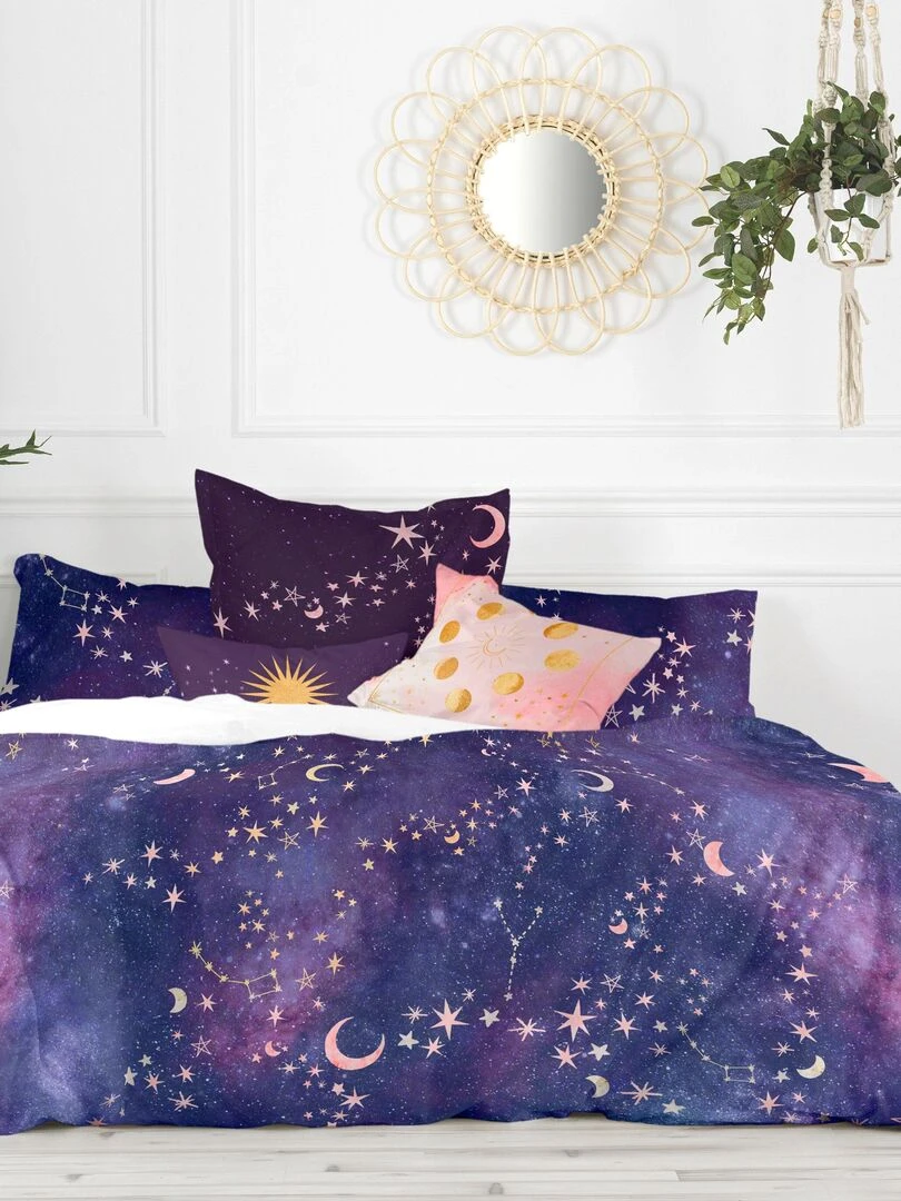 Housse de couette Ultraviolet "Happyfriday"   Blanc