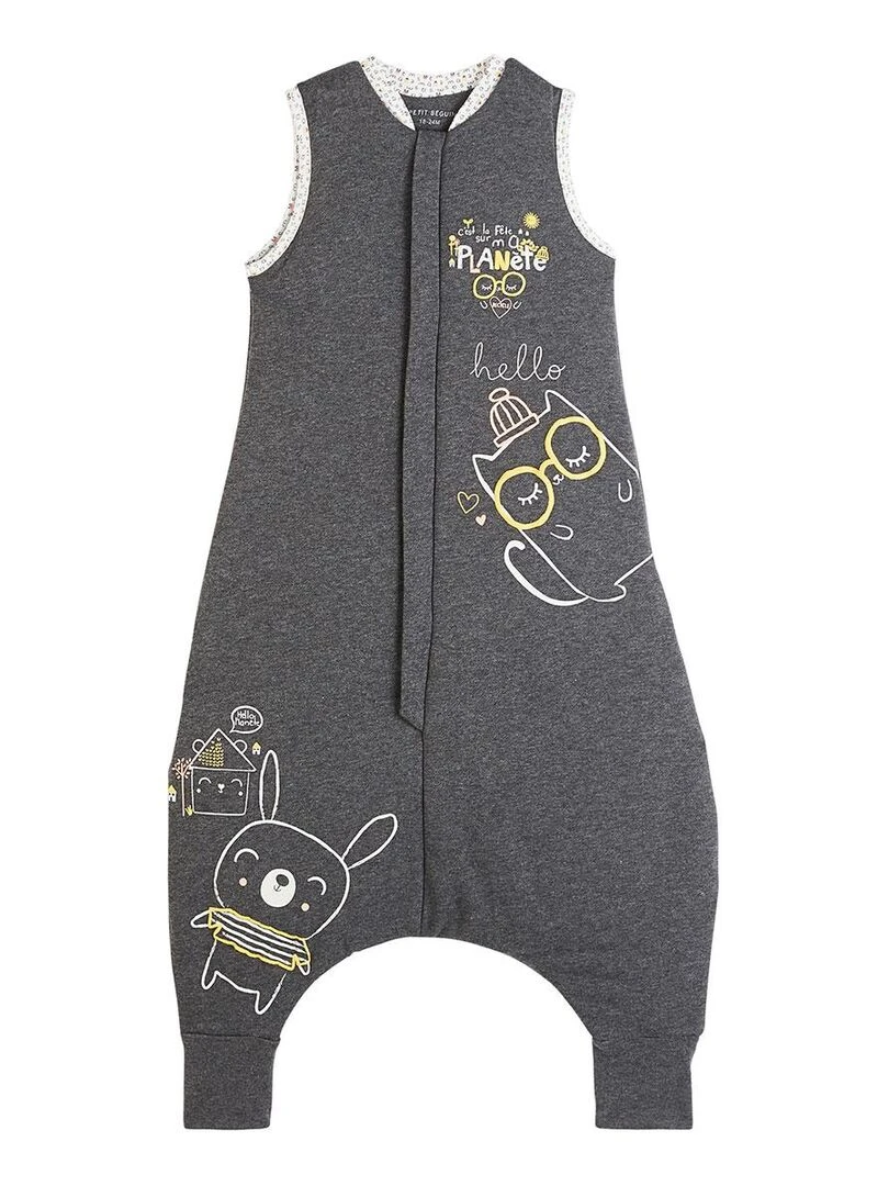 Turbulette d'hiver avec pieds Hello Planet Gris Gris