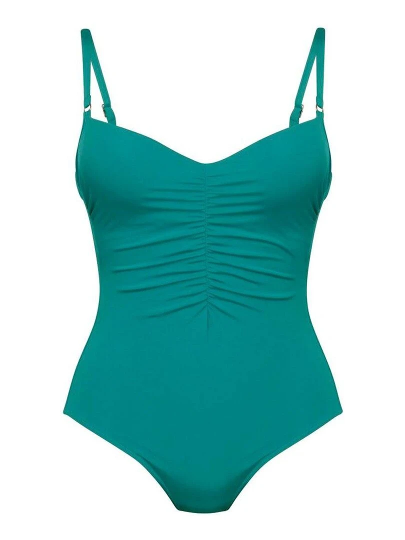 Maillot de bain gainant 1 pièce avec armatures Nadira   Vert